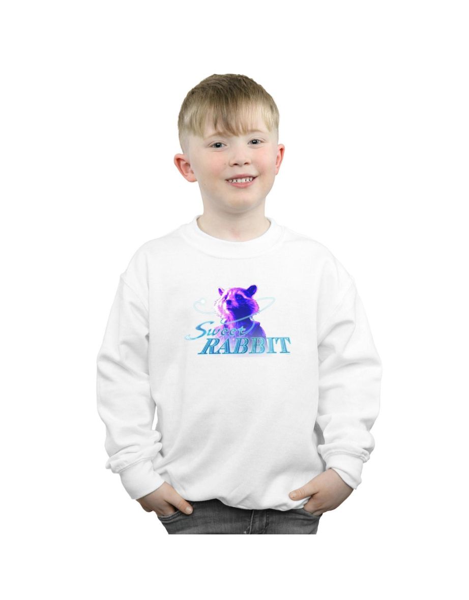 Marvel Boys Avengers Infinity War Sweet Rabbit Sweatshirt - White