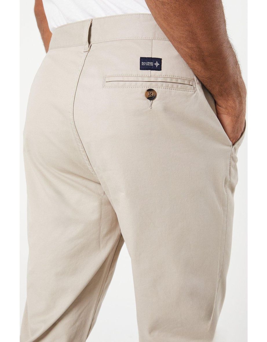 Premium Slim Fit Chino Trouser - natural - 3
