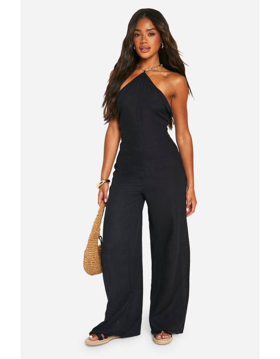 Black orders beaded jumpsuit