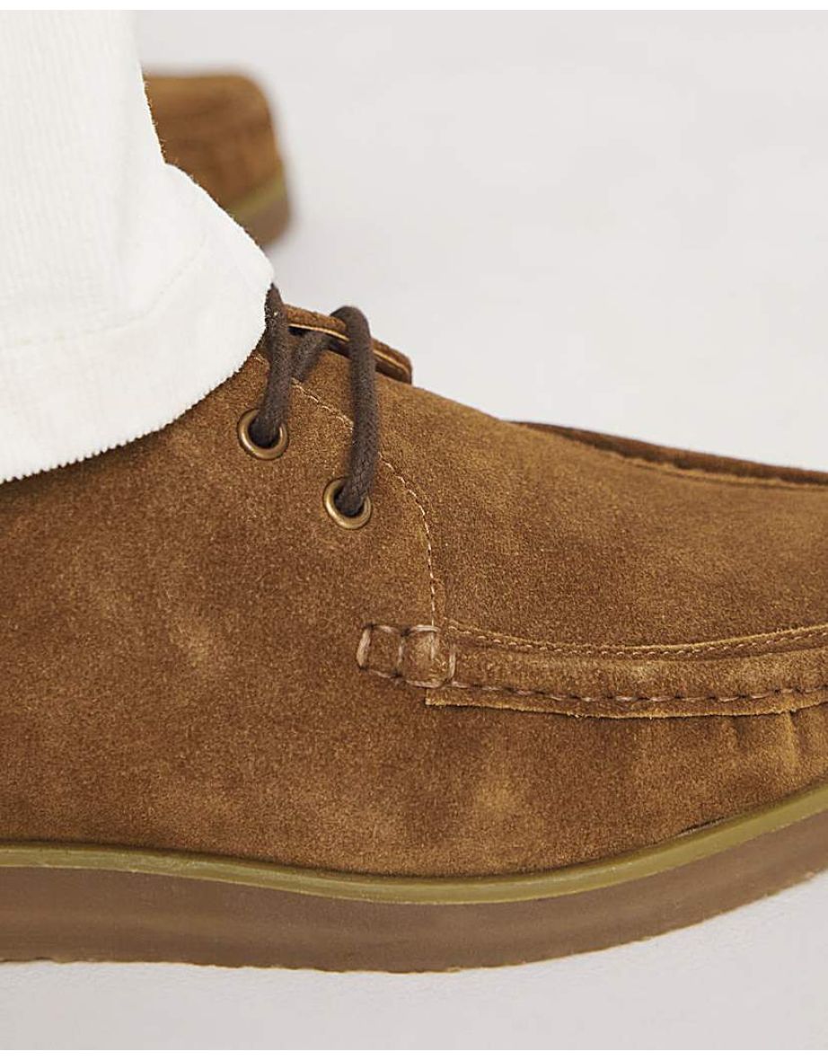 Casual Suede Chukka Boot Wide Fit - 6