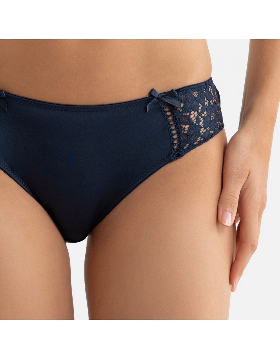 Pack of 2 Pairs of Lace and Microfibre Knickers - 3