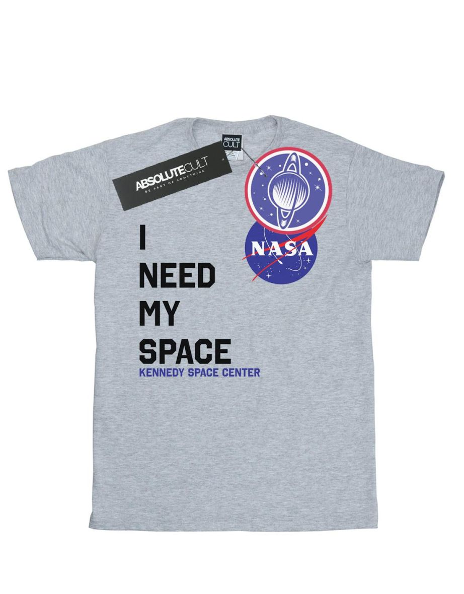 NASA Boys I Need My Space T-Shirt - Sports Grey - 1