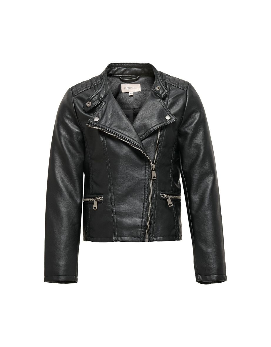 Faux Leather Biker Jacket