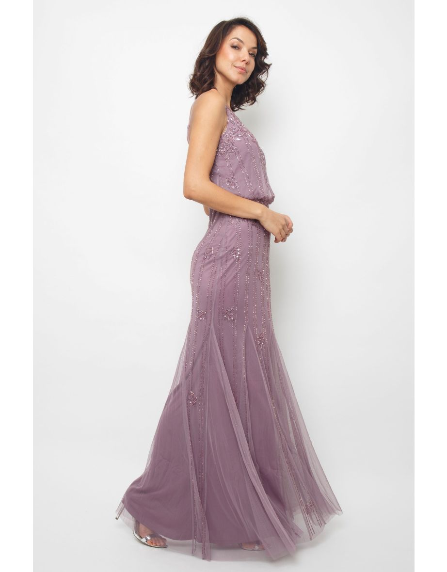 Keeva Purple Bridesmaid Dress - 1