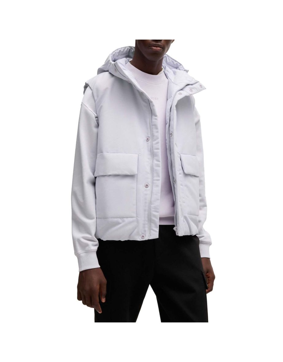 Men's Hugo Branden Water Repellent Gilet in Purple