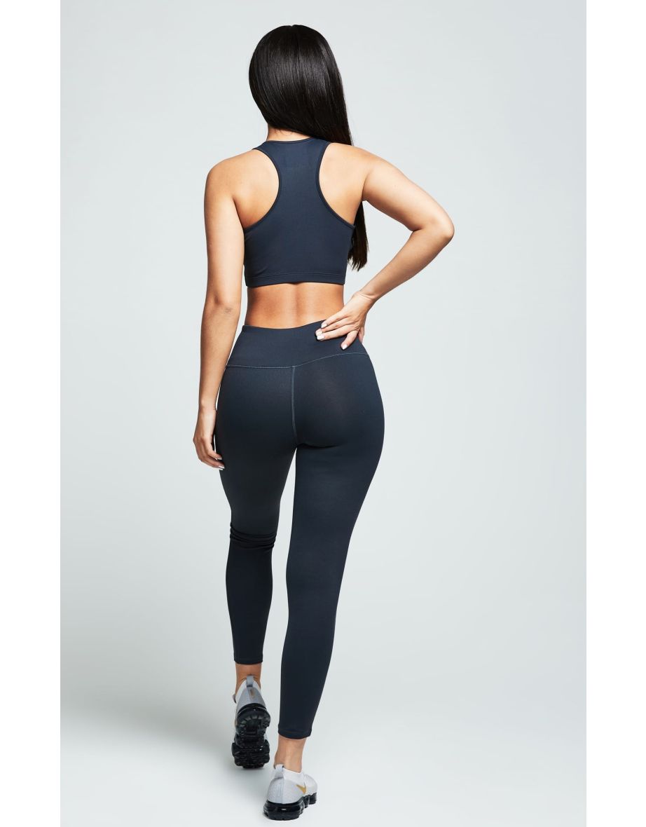 Women's SikSilk Essentials Gym Bralette in Grey - 4
