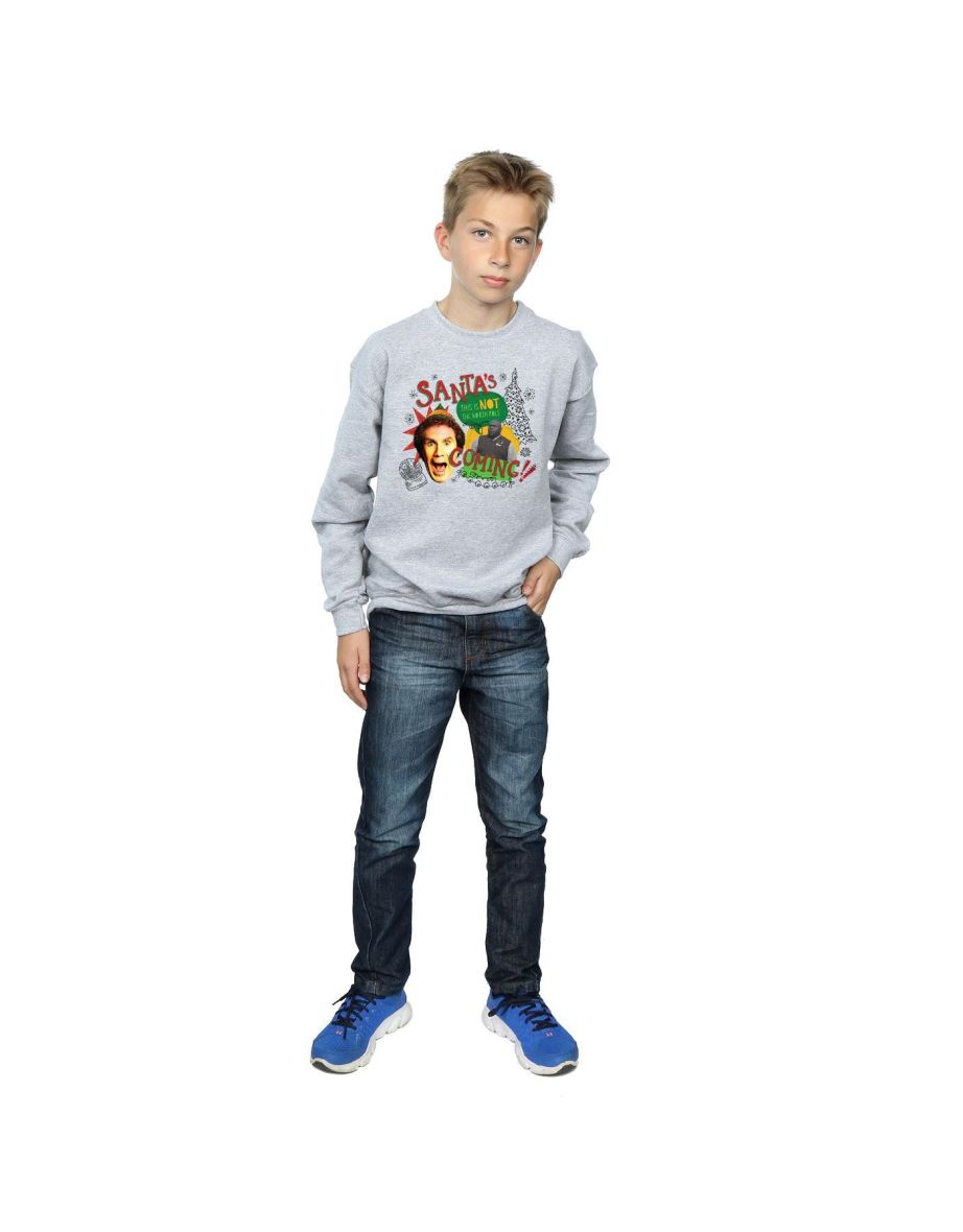 Elf Boys North Pole Sweatshirt - Sports Grey - 3