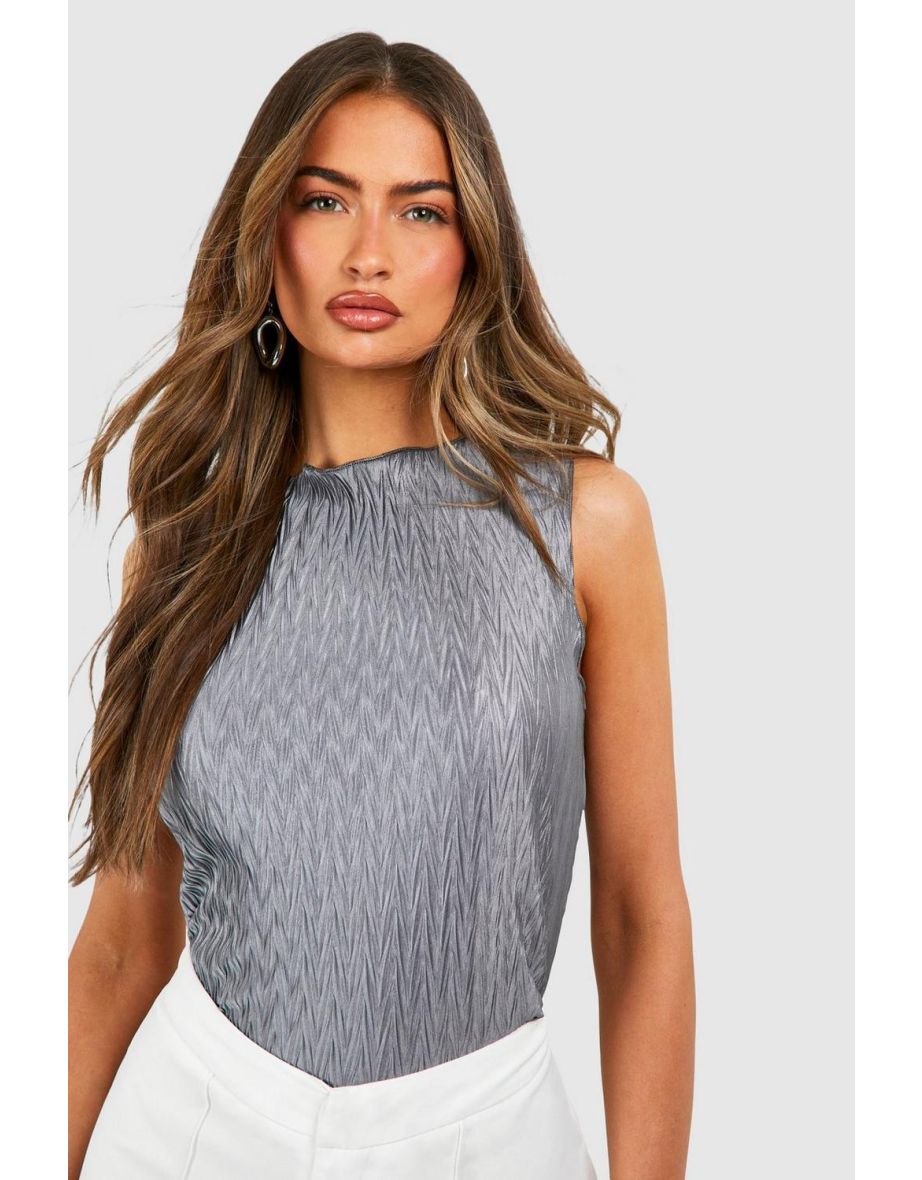 Metallic Tank Top - slate