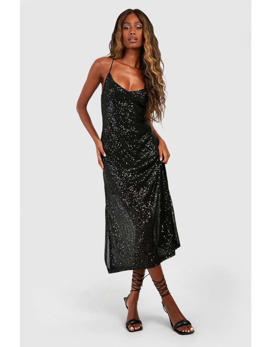 Sparkly strappy outlet dress