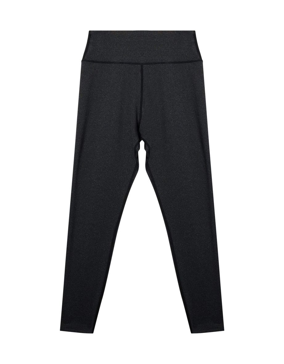 Grey Marl Long Leggings - 3