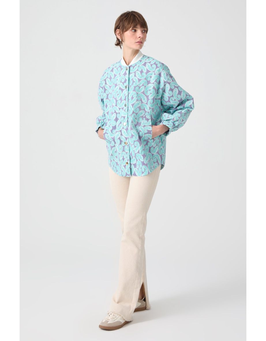 OVERSIZE BOMBER  JACKET