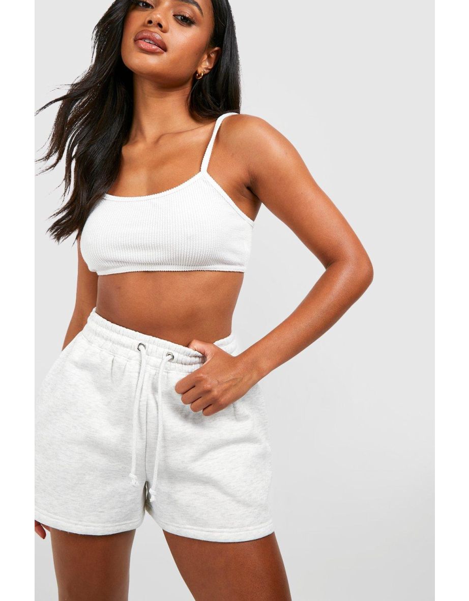Basic Sweat Jogger Short - ash grey - 3