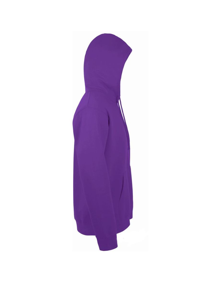 SOLS Snake Unisex Hooded Sweatshirt / Hoodie - Dark Purple - 2