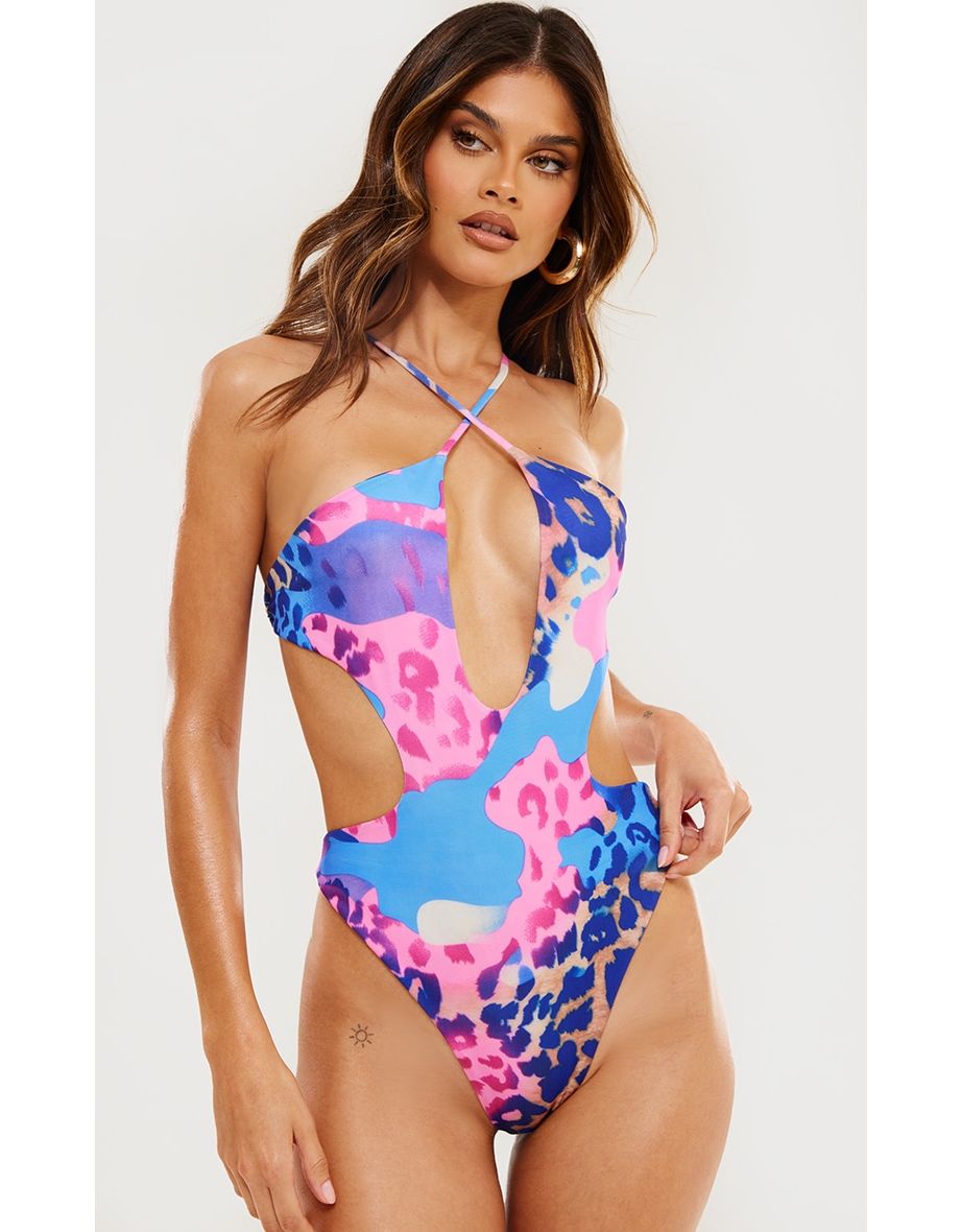 Pretty little cheap thing leopard swimsuit