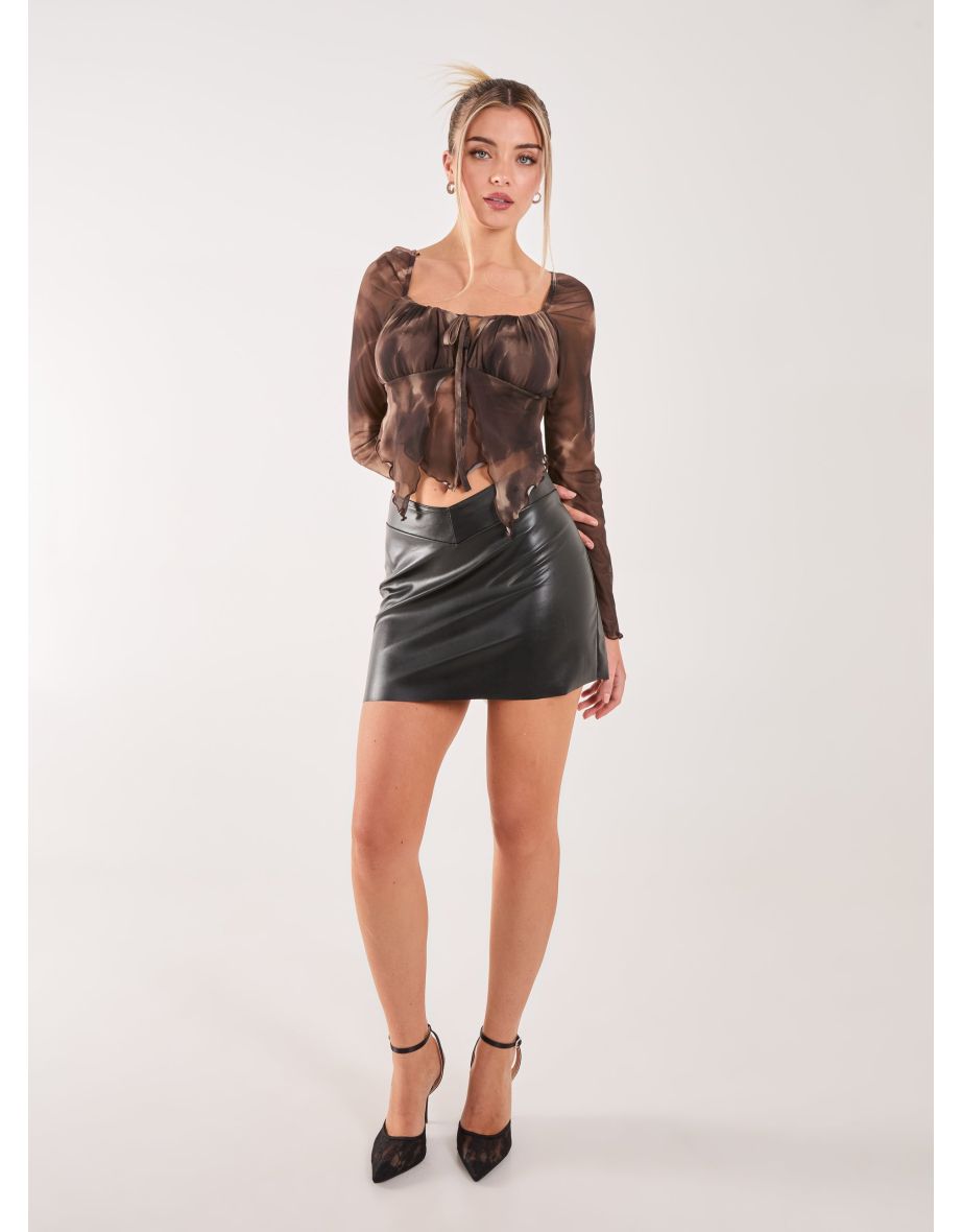 Smokey Butterfly Long Sleeve Top