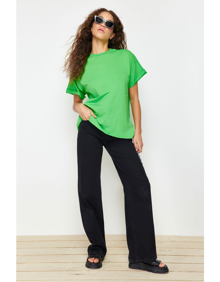 T-Shirt - Green - Boyfriend - 13