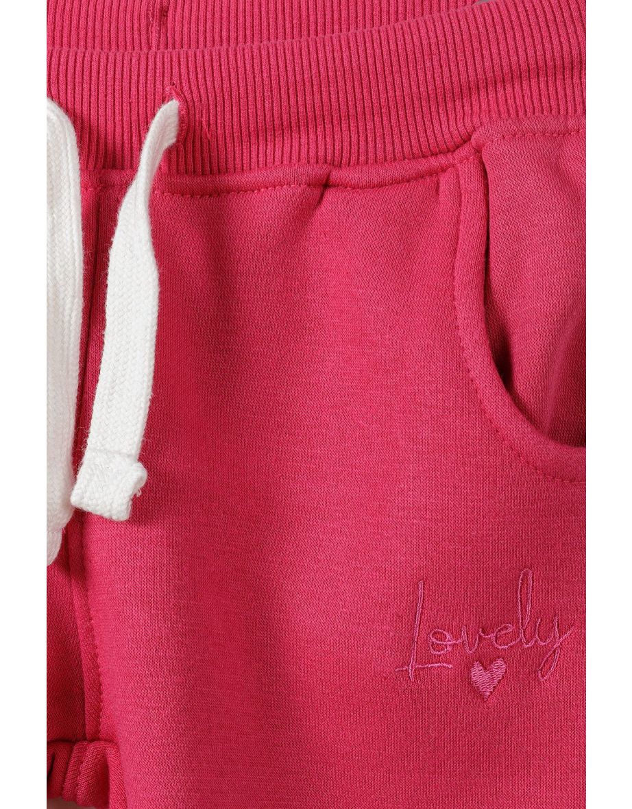 Girls 'Lovely' Fleece Joggers - 2