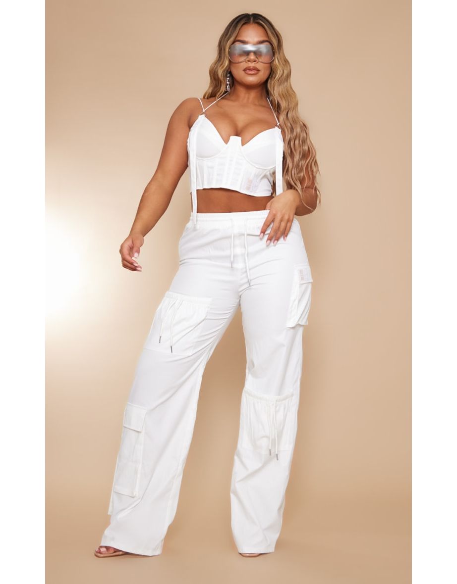 White joggers 2024 plt