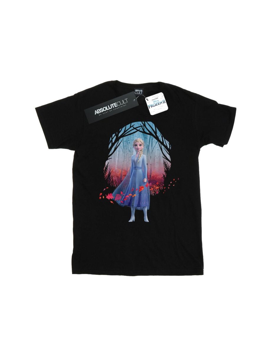 Disney Womens/Ladies Frozen 2 Elsa Find The Way Cotton Boyfriend T-Shirt - 1