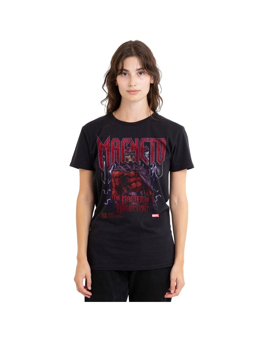Marvel Unisex Adult X-Men Magneto T-Shirt - Black