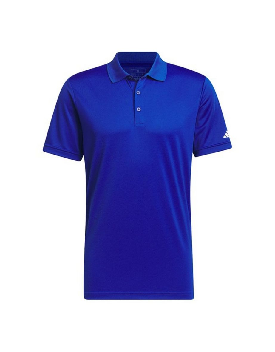 Adidas Clothing Mens Performance Polo Shirt - Collegiate Blue