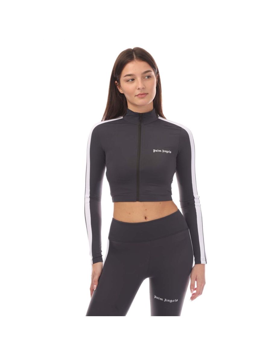 Women's Palm Angels Long Sleeve Training Top in Grey