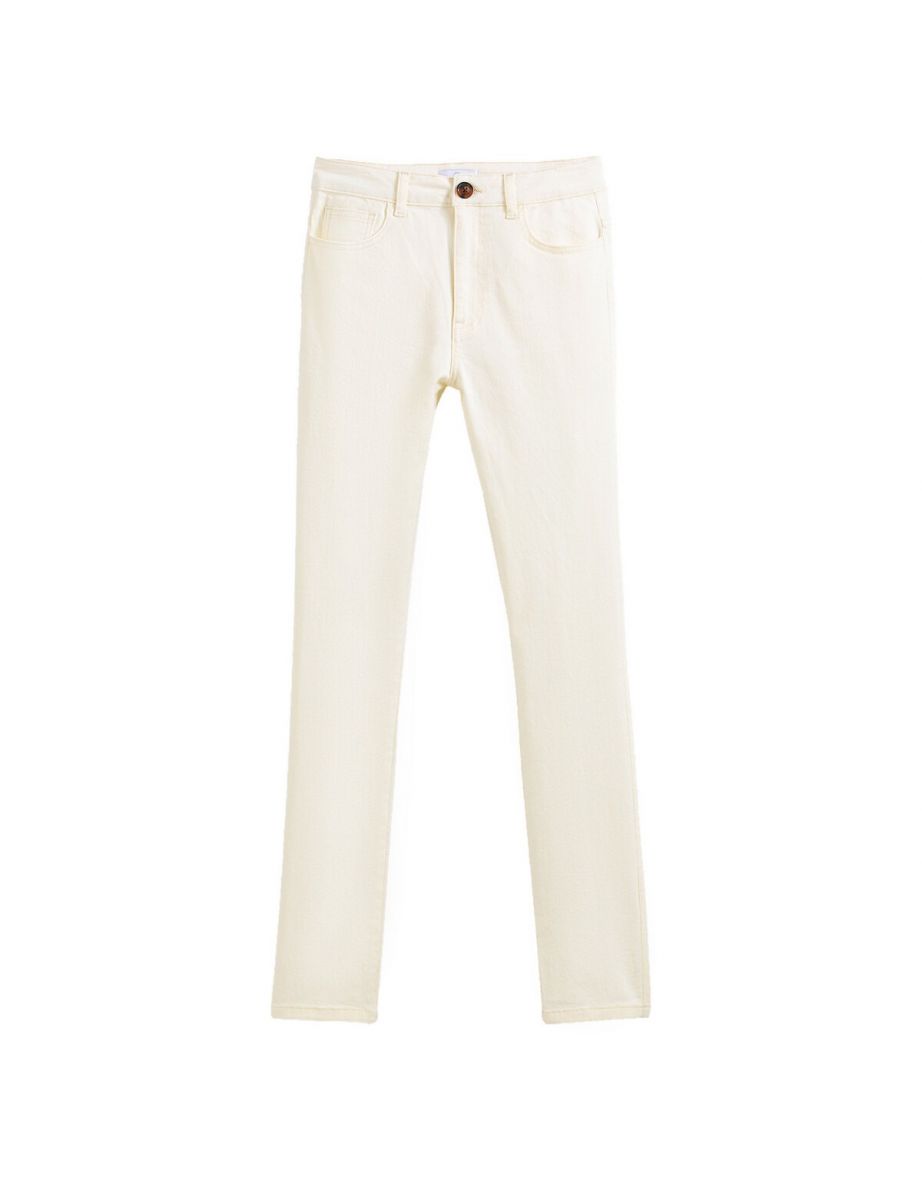 Organic Cotton Cigarette Trousers in Slim Fit, Length 26'' - 4
