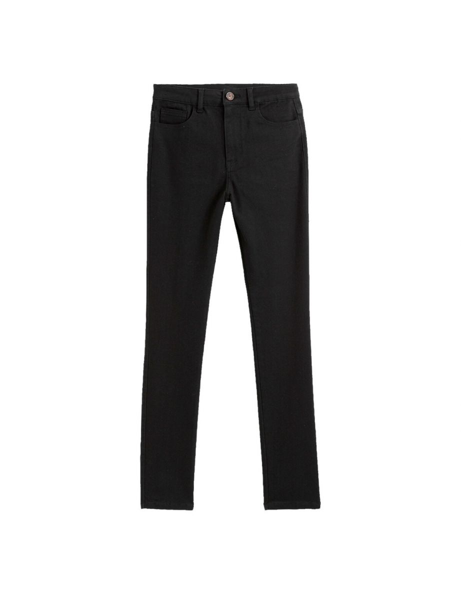 Organic Cotton Cigarette Trousers in Slim Fit, Length 26'' - 4