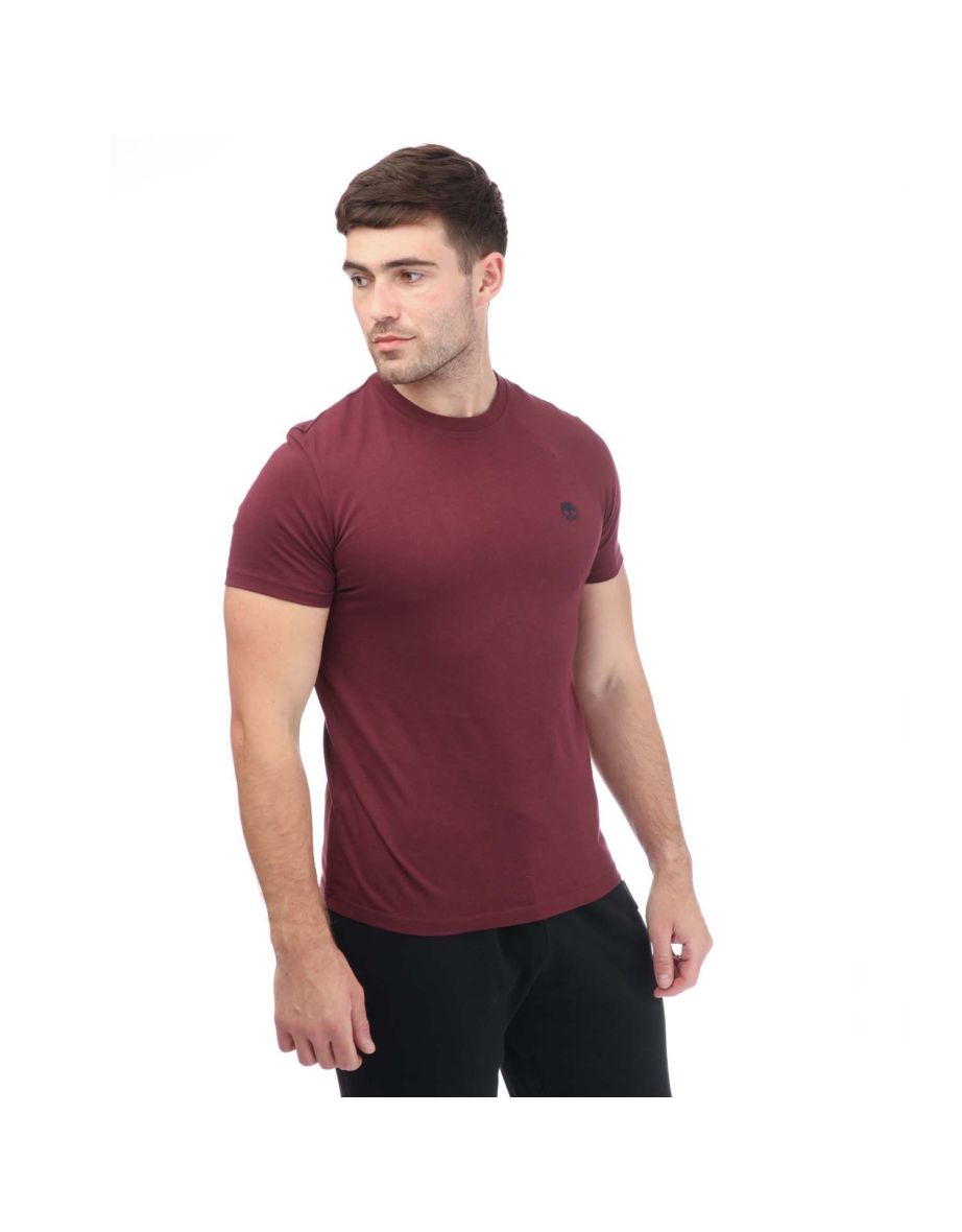 Men's Timberland Short Sleeve T-Shirt in Purple