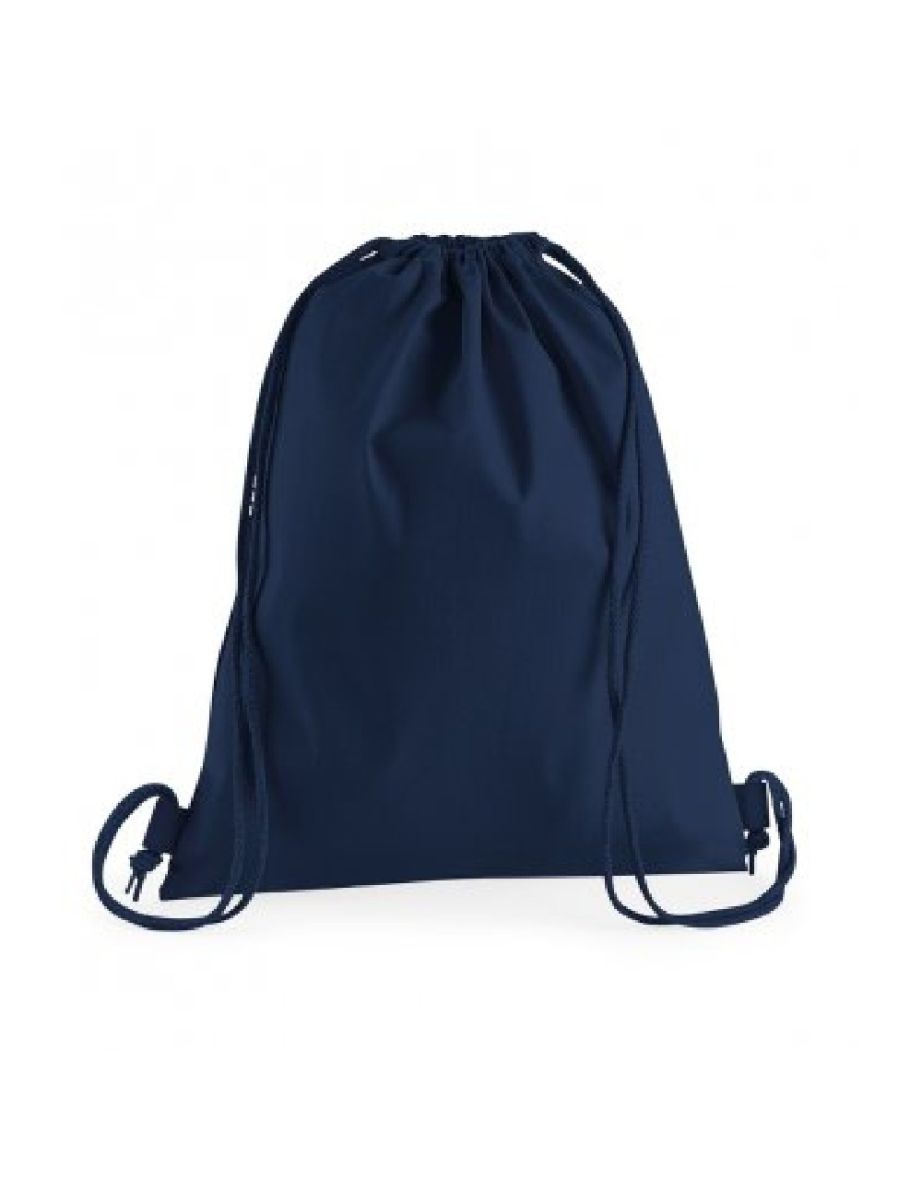 Westford Mill Premium Cotton Gymsac - French Navy
