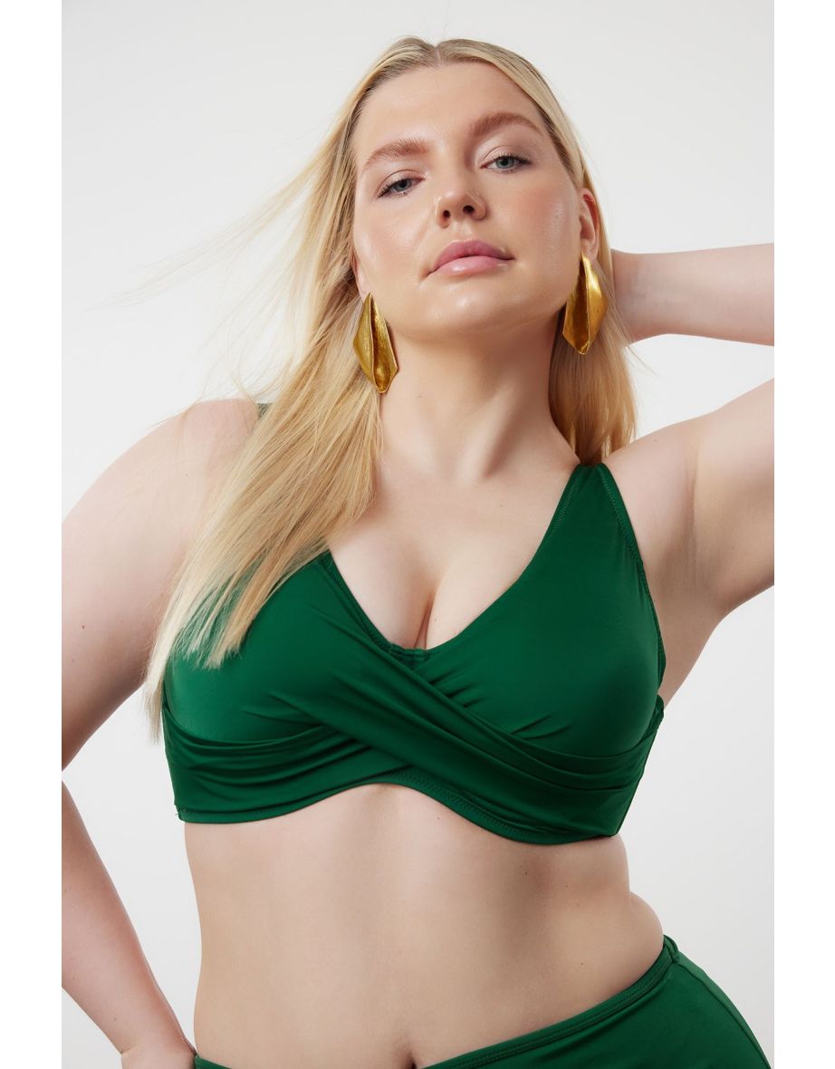 Emerald Green Bikini Top