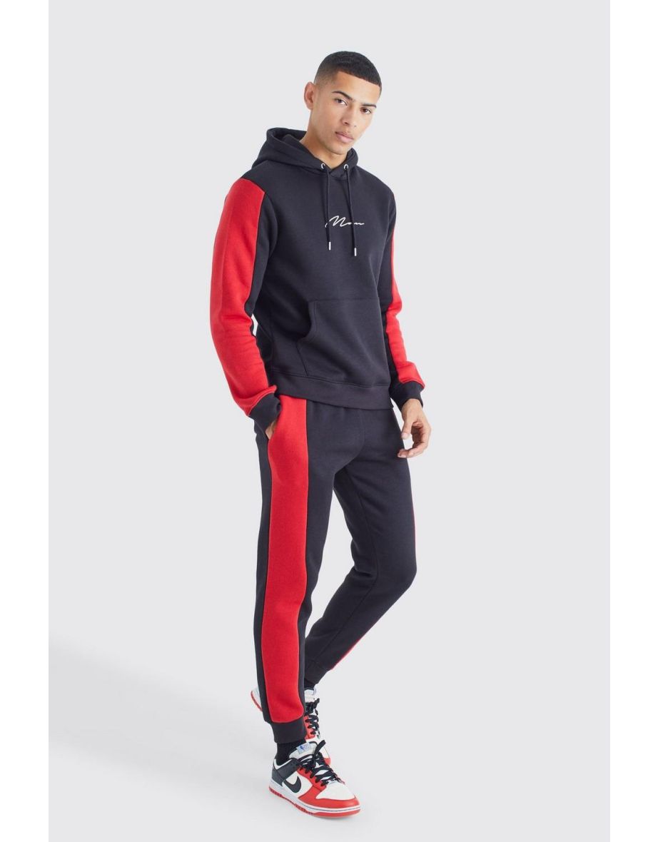 Man signature tracksuit on sale