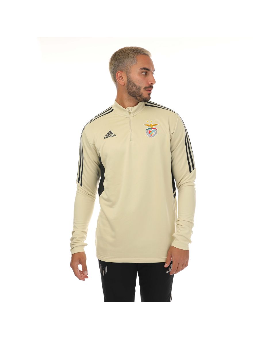Men's adidas Benfica Condivo Training T-shirt in Cream