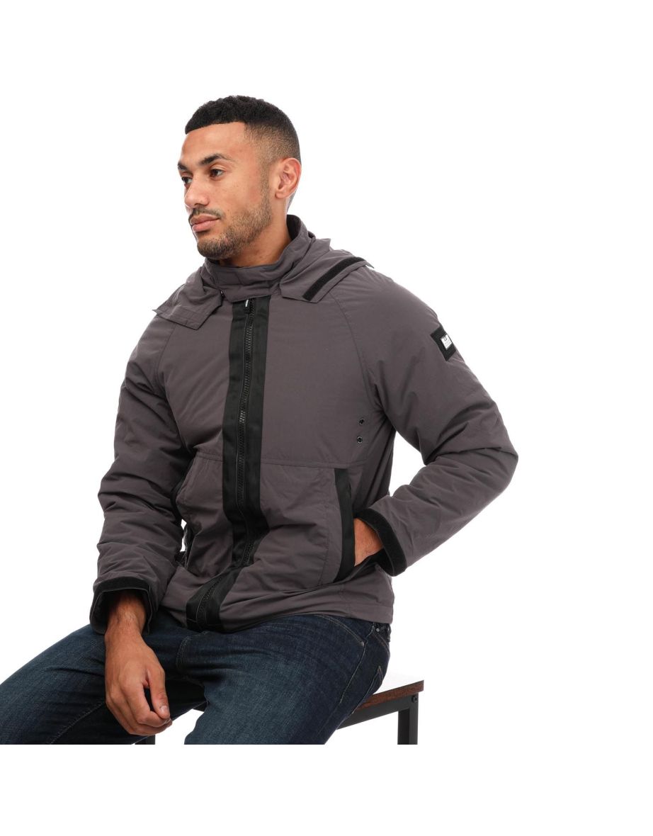 Men's Weekend Offender Vienna Nylon Jacket in Grey - 4