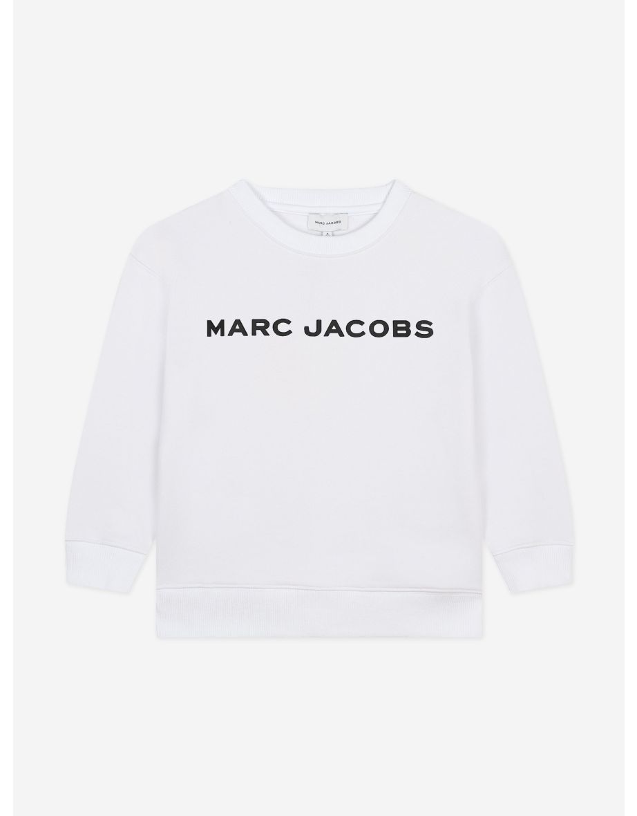 MARC JACOBS Kids Logo Sweatshirt in White