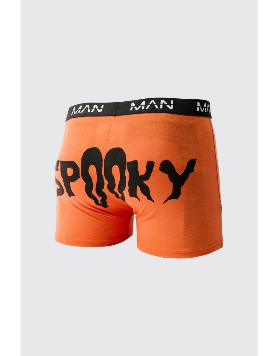 2 Pack Man Spooky Printed Boxers - multi - 3