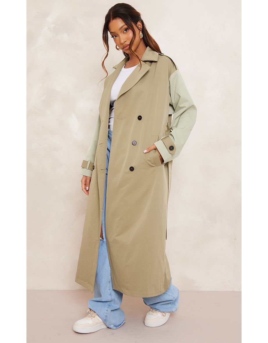 Khaki trench sales coat ladies