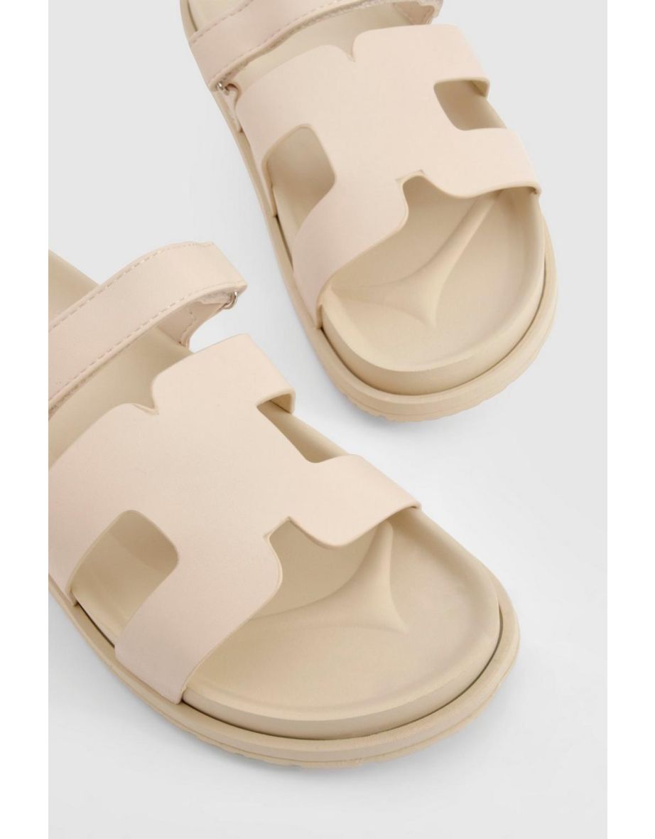Cut Out Detail Sliders - nude pink - 3