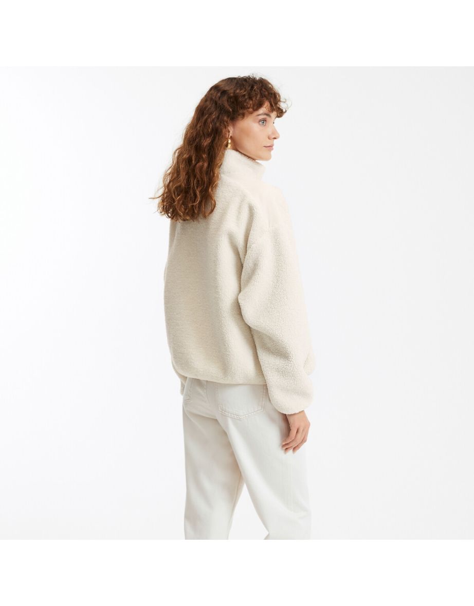 Sherpa Half Zip Sweatshirt - 3