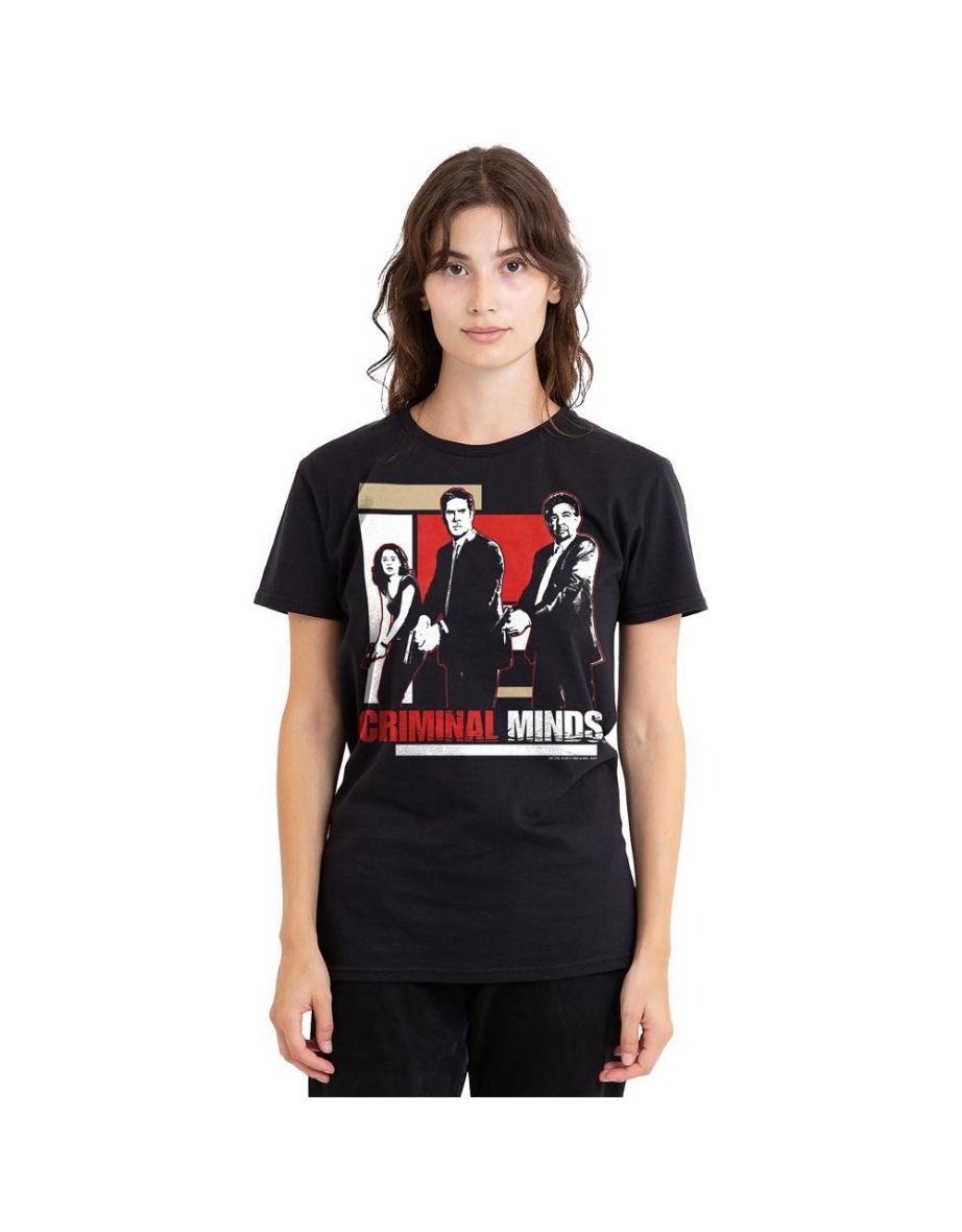 Criminal Minds Unisex Adult Guns Drawn T-Shirt - Black