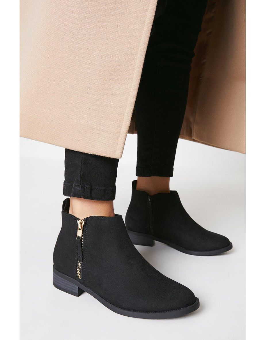 Wide fit ankle 2025 boots dorothy perkins