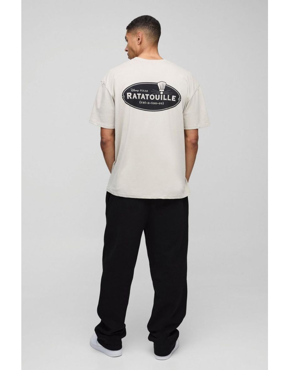 Oversized Ratatouille License Graphic T-Shirt - stone - 2