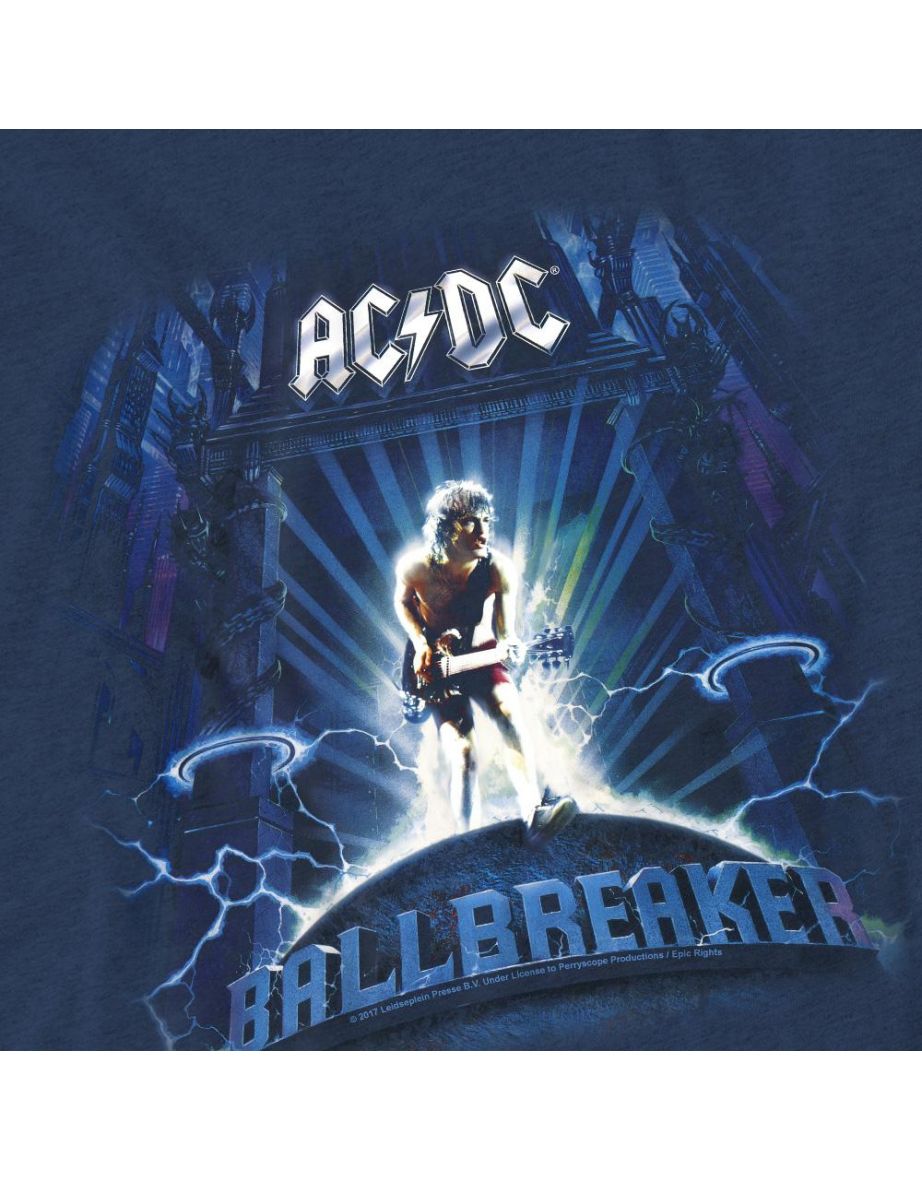 AC/DC Unisex Adult Ballbreaker T-Shirt - Navy - 3