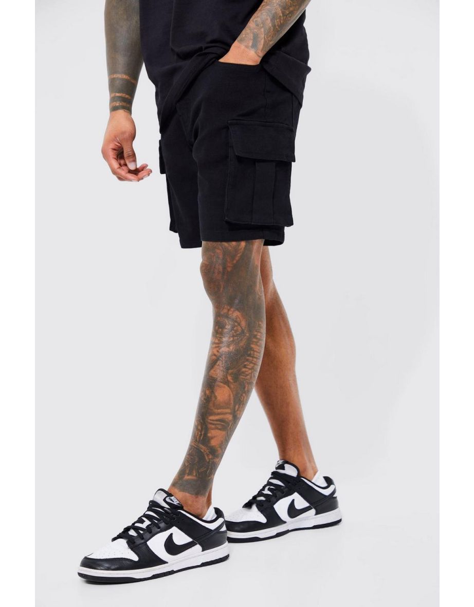 Boohooman cheap cargo shorts