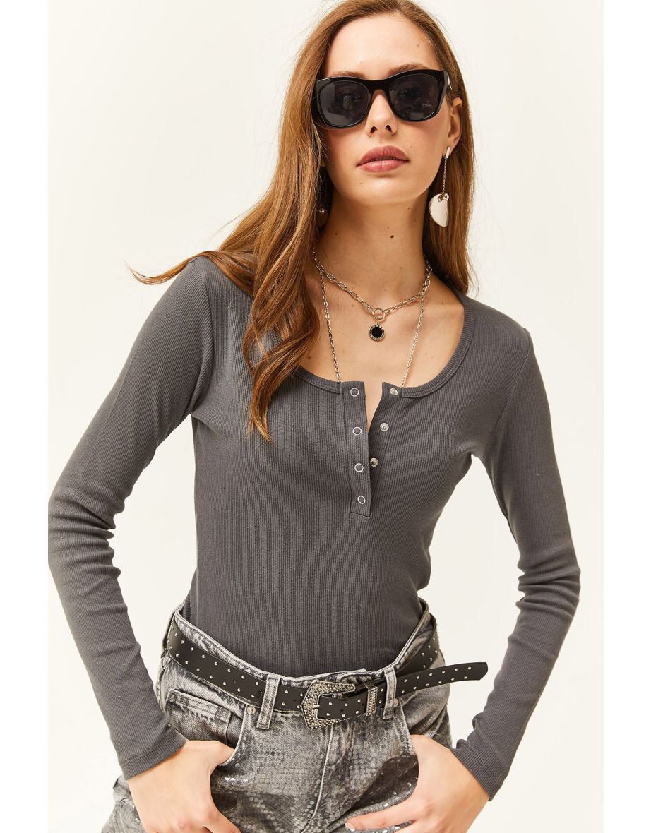 Women's Anthracite Plaid Camisole Blouse