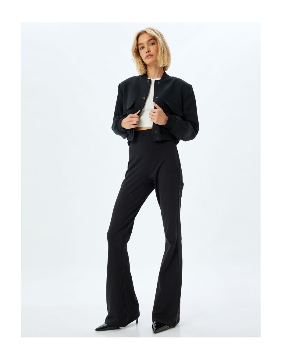 Spanish Leg Tracksuit Trousers Slim Fit Standard Waist