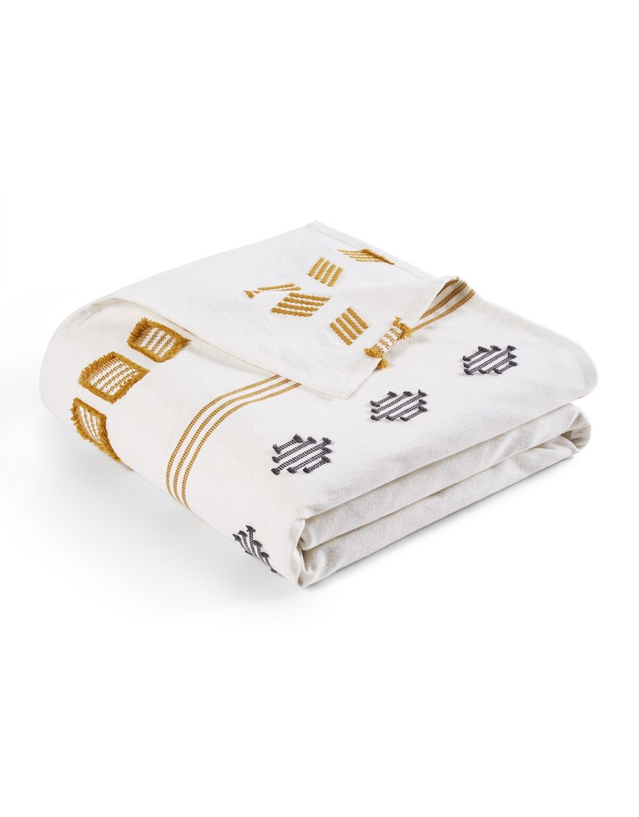 Cobah Cotton Jacquard Bed Cover - 2