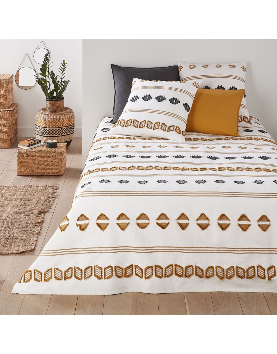 Cobah Cotton Jacquard Bed Cover