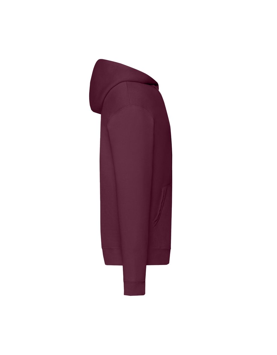 Fruit of the Loom Mens Classic Zipped Hoodie - Burgundy - 2