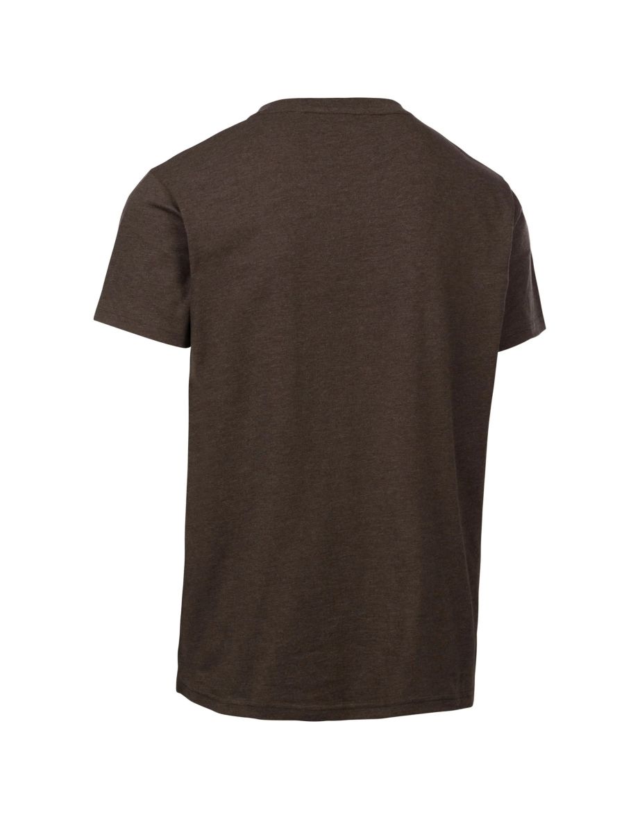 Trespass Mens Pendla Printed T-Shirt - Peat Marl - 1